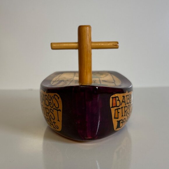 Worlds Greatest Bath Boats BABYS FIRST BOAT 2013 Dana McDill Handmade Wood Toy - Picture 5 of 8